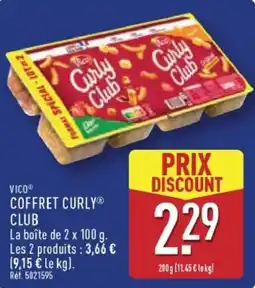 ALDI VICO COFFRET CURLY CLUB offre