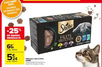 Sheba Pâtée pour chat en filets