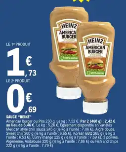 E.Leclerc Express HEINZ American burger style sauce offre