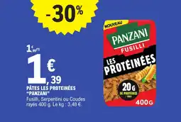 E.Leclerc Express Panzani pâtes les proteinées offre