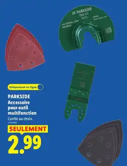 Lidl Parkside accessoire pour outil multifonction offre