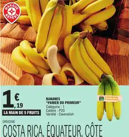 E.Leclerc Express BANANES PANIER DU PRIMEUR offre