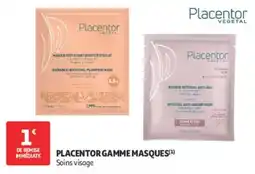 Auchan Parapharmacie Placentor MASQUE REPULPANT BOOSTER D'ÉCLAT offre