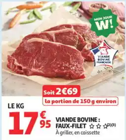 Auchan Viande Bovine Faux-Filet offre