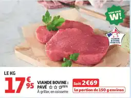 Auchan Viande Bovine PAVÉ offre