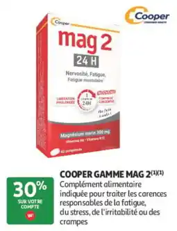 Auchan Parapharmacie Cooper mag 2 offre