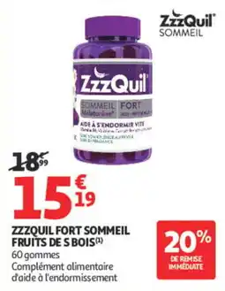 Auchan Parapharmacie ZzzQuil SOMMEIL offre