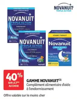 Auchan Parapharmacie Novanuit gamme offre