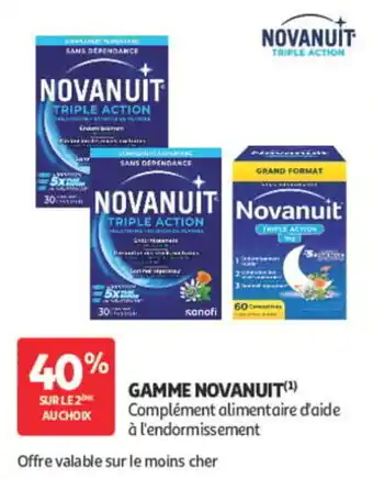 Novanuit gamme