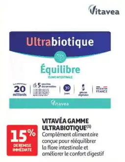 Auchan Parapharmacie Vitavea UltraBiotique offre