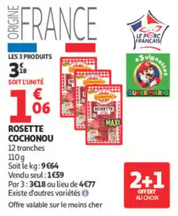 Auchan ROSETTE COCHONOU offre