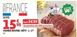 Auchan Viande Bovine : Rôti offre