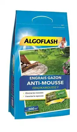 Jardiland Engrais gazon anti-mousse algoflash offre