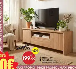 Maxi Bazar Meuble tv 165 x 40 x 59 cm offre