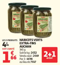 Auchan Auchan Haricots verts extra-fins offre