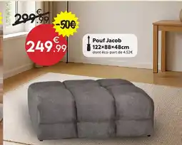Maxi Bazar Pouf jacob 122x88x48 cm offre