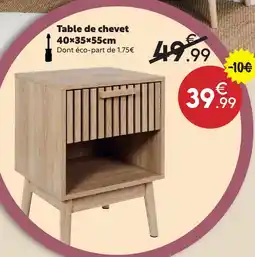Maxi Bazar Table de chevet offre