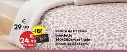 Maxi Bazar Parure de lit jaiko bouclette offre