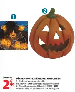 Auchan DÉCORATIONS EXTÉRIEURES HALLOWEEN offre