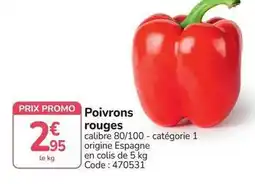 Promocash Promo - poivrons rouges offre