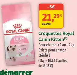 Maxi Zoo Royal canin croquettes kitten offre