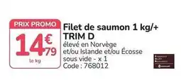 Promocash Promo - filet de saumon offre