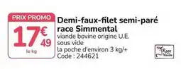Promocash Promo - demi-faux-filet semi-pare race simmental offre