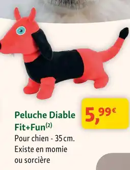 Maxi Zoo Fitr + fun peluche diable offre