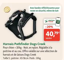 Maxi Zoo Gogs creek harnais pathfinder offre