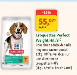 Maxi Zoo Hill's croquettes perfect weight offre