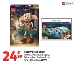 Auchan LEGO DOBBY L'ELFE LIBRE offre