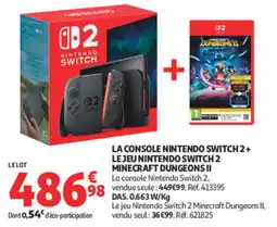 Auchan Nintendo Switch 2 offre
