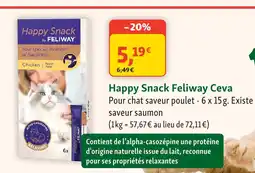Maxi Zoo Feliway happy snack ceya chicken offre