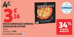 Auchan DR OETKER PIZZA 5 FROMAGES SUPREMA offre
