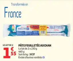 Auchan AUCHAN PÂTE FEUILLETÉE offre