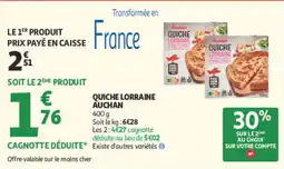 Auchan Auchan Quiche Lorraine offre