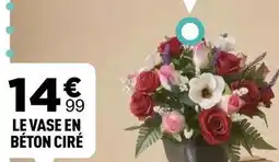 Centrakor Le vase en béton ciré offre