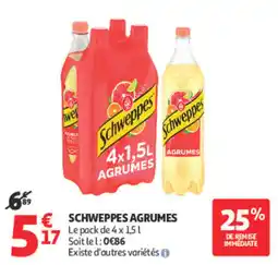 Auchan Schweppes Agrumes offre