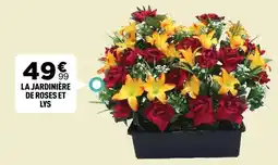 Centrakor La jardinière de roses et lys offre