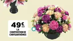 Centrakor Composition de chrysanthèmes offre
