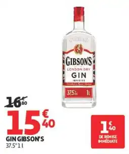 Auchan GIBSON'S GIN offre