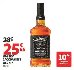 Auchan JACK DANIEL'S WHISKY offre
