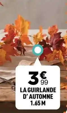 Centrakor La guirlande d'automne 1.65 m offre