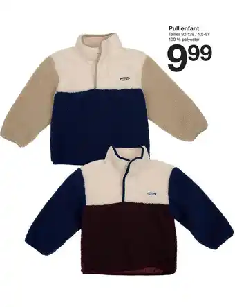 Zeeman Pull enfant offre