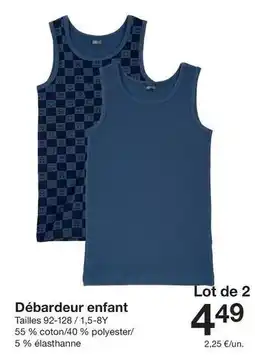 Zeeman Débardeur enfant offre