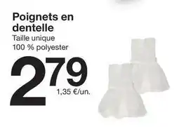 Zeeman Poignets en dentelle offre
