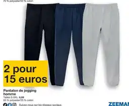 Zeeman Pantalon de jogging homme offre