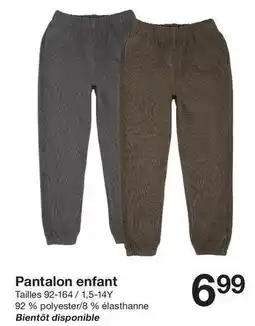 Zeeman Pantalon enfant offre