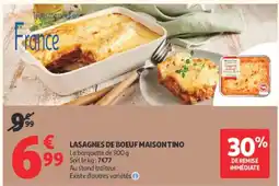 Auchan MAISONTINO Lasagnes de boeuf offre