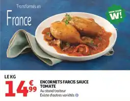 Auchan ENCORNETS FARCI SAUCE TOMATE offre